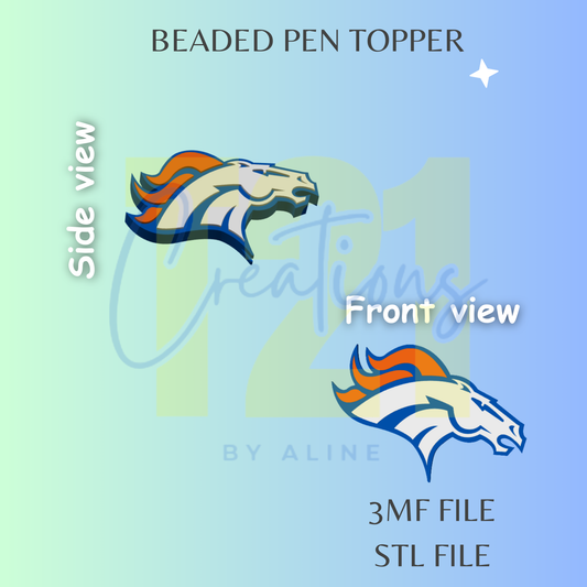 BRONCO PEN TOPPER STL FILE