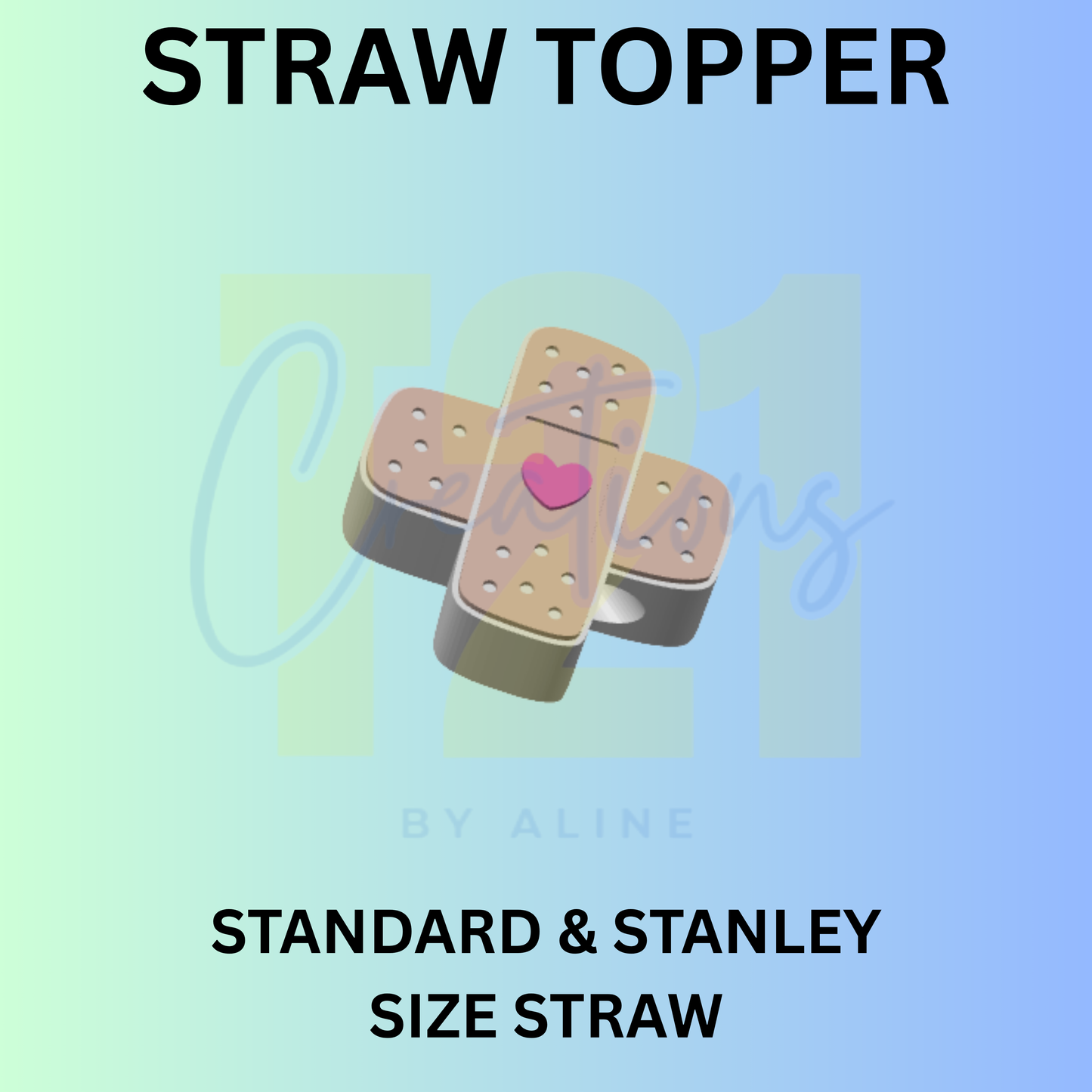BANDAID STRAW TOPPER