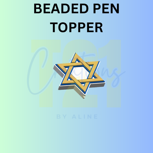 STAR OF DAVID PEN TOPPER