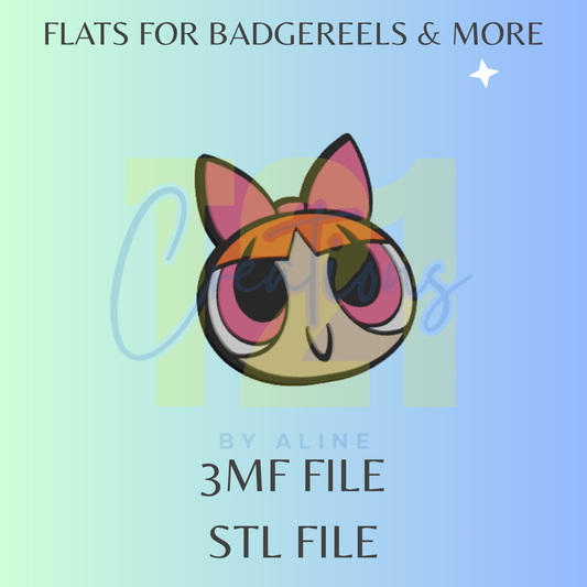 PP GIRL PINK FLAT STL FILE