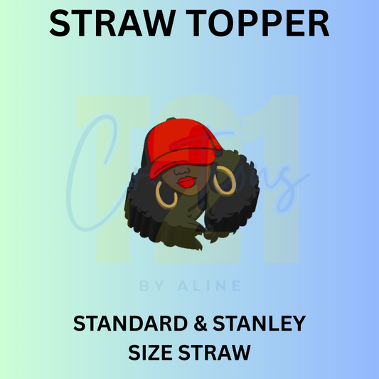 GIRL STRAW TOPPER