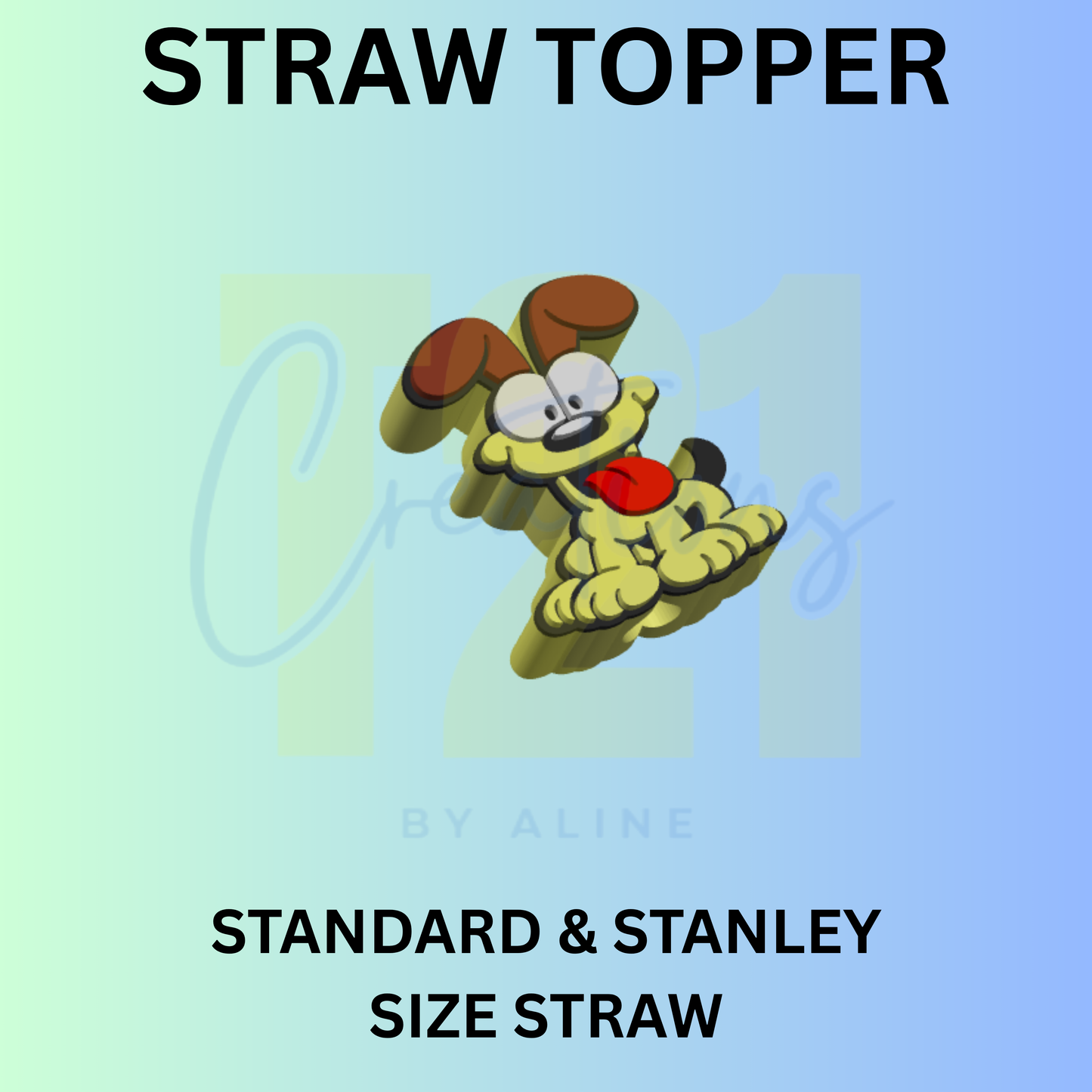 DOG STRAW TOPPER
