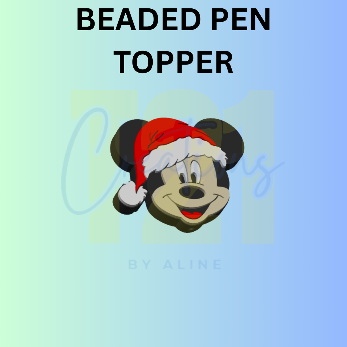 XMAS BOY MOUSE PEN TOPPER