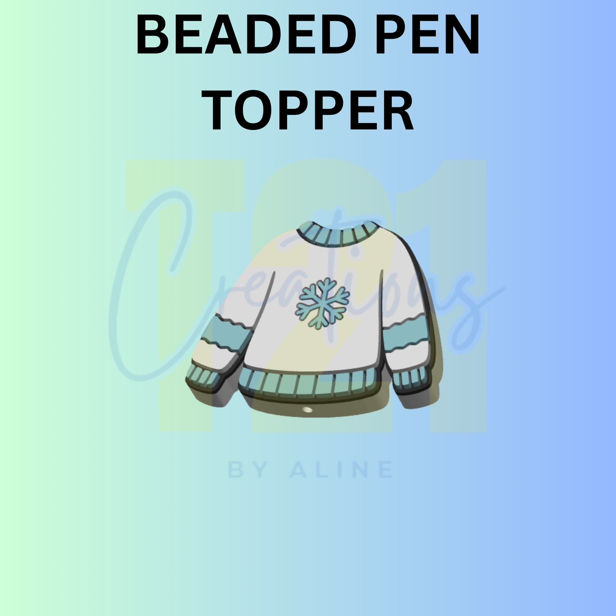 WINTER SWEATER PEN TOPPER
