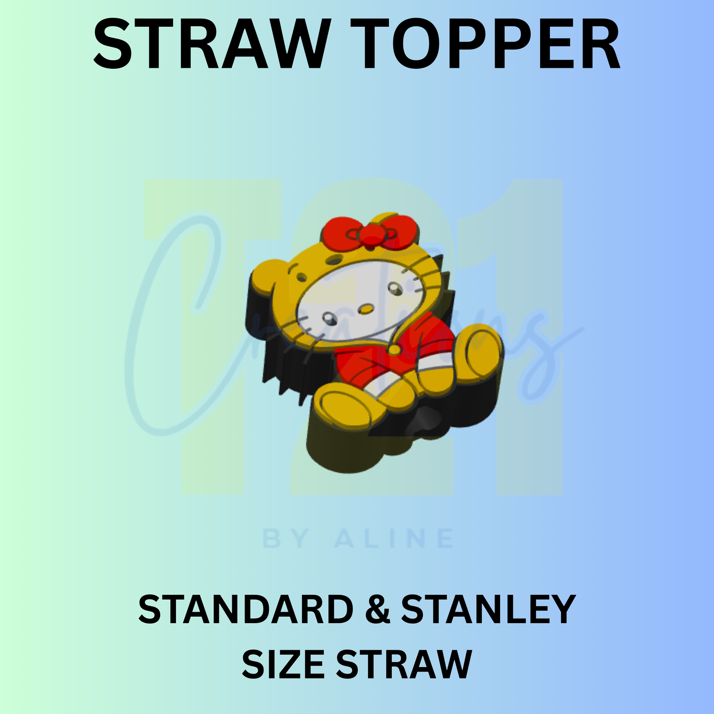 HONEY BEAR H K STRAW TOPPER