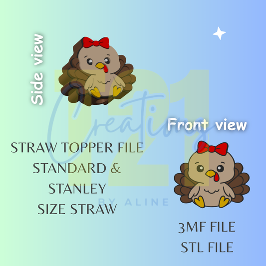 TURKEY TOPPER STL FILE