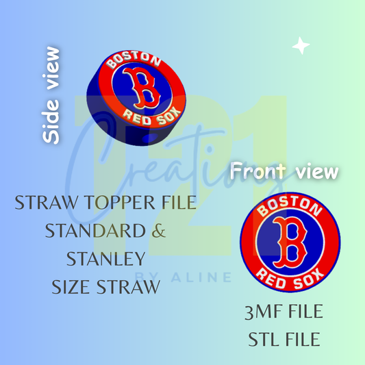 BOSTON STRAW TOPPER STL FILE
