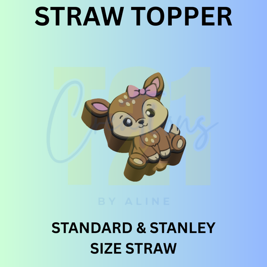 DEER STRAW TOPPER