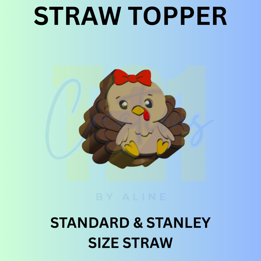 TURKEY STRAW TOPPER