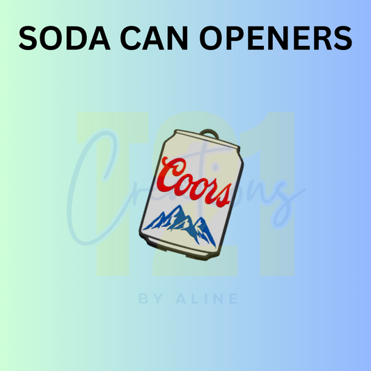 BEER 2 CAN OPENER KEYCHAIN