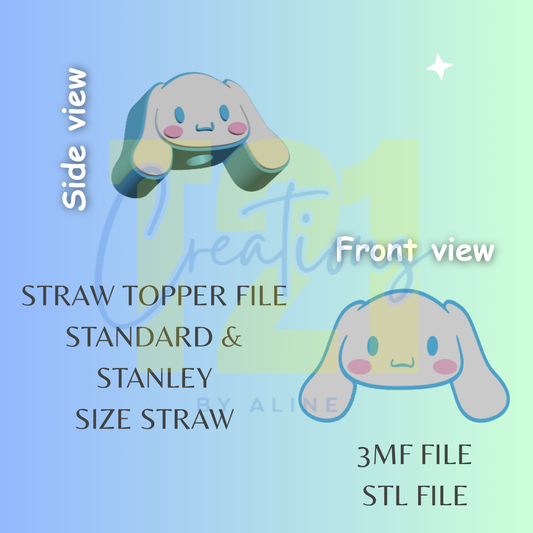 CINN-A STRAW STRAW TOPPER STL FILE