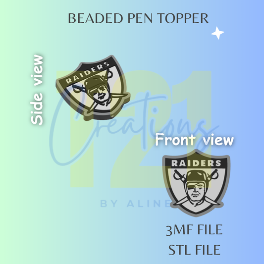 LAS VEGAS PEN TOPPER STL FILE