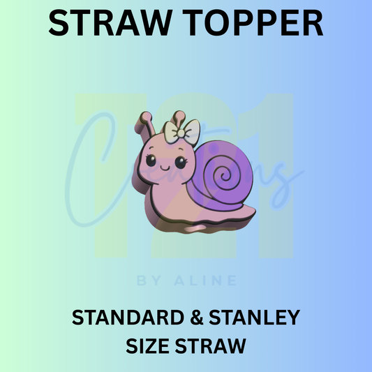 SNAIL STRAW TOPPER