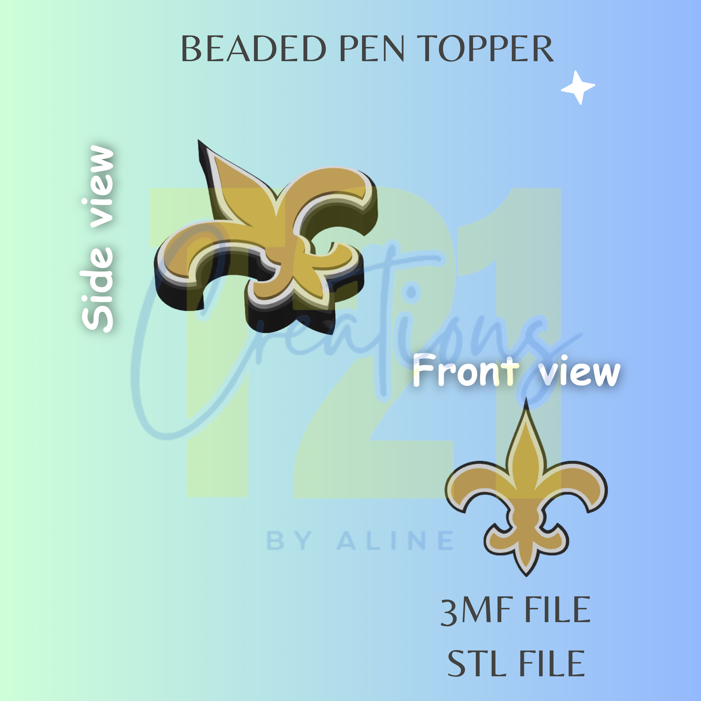 NEW O PEN TOPPER STL FILE
