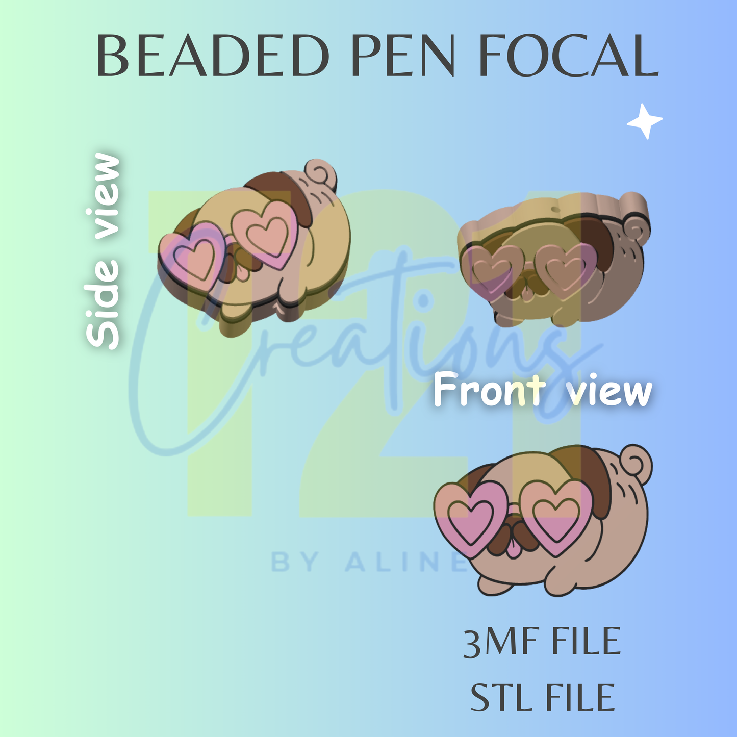 PUG PEN FOCAL STL FILE