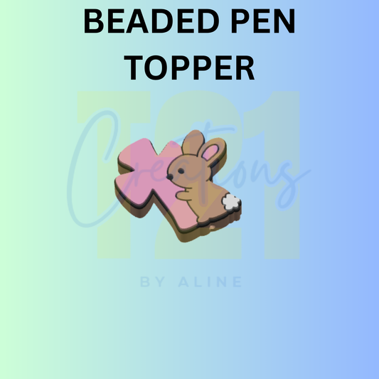 BUNNY CROSS PEN TOPPER