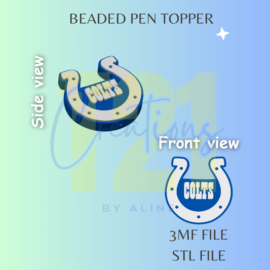 INDIANAPOLIS PEN TOPPER STL FILE