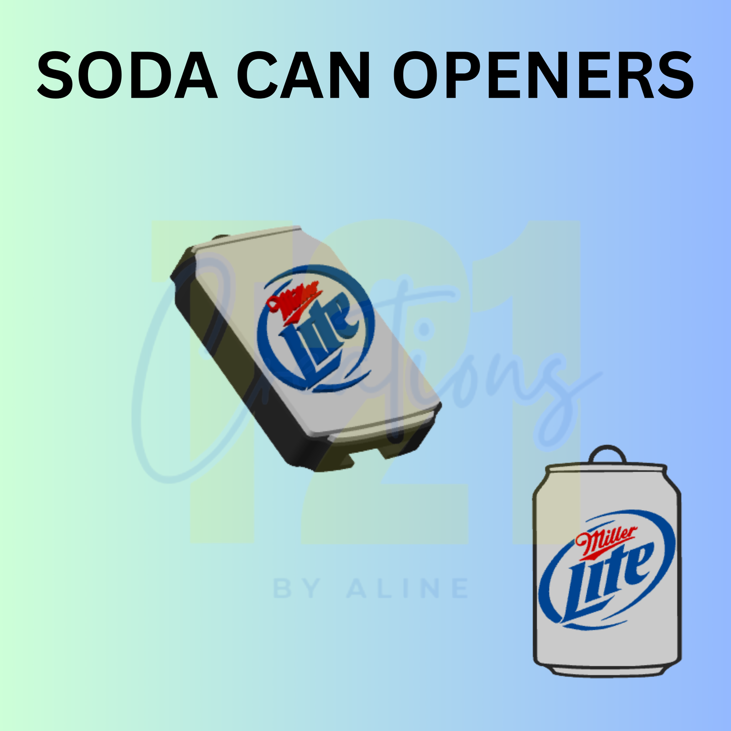 BEER 3 CAN OPENER KEYCHAIN
