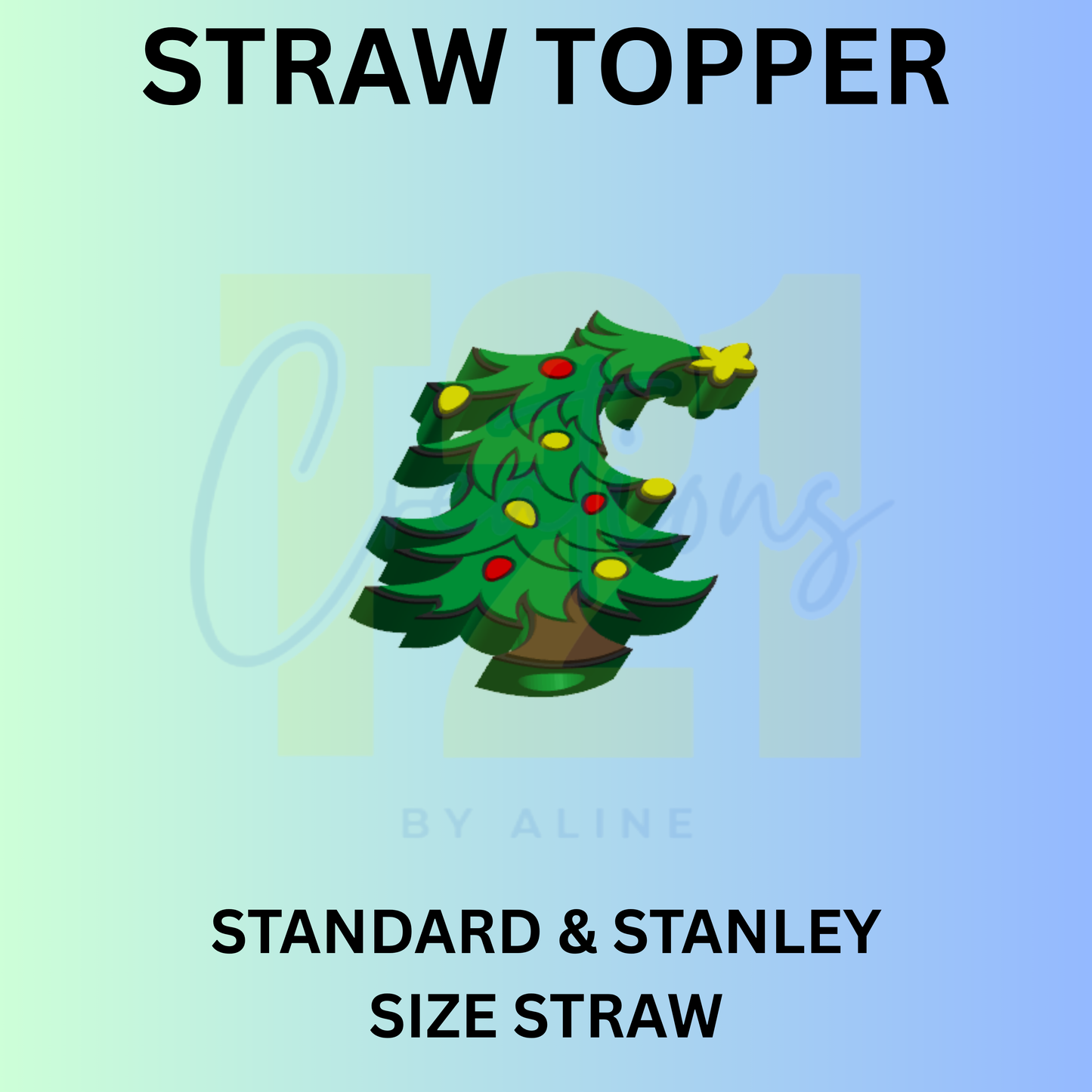 GROUCH TREE STRAW TOPPER