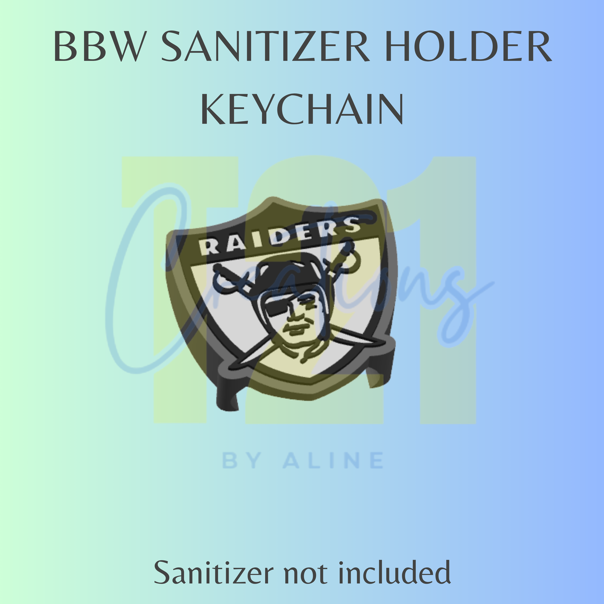 RAIDER (S) BBW SANITIZER KEYCHAIN