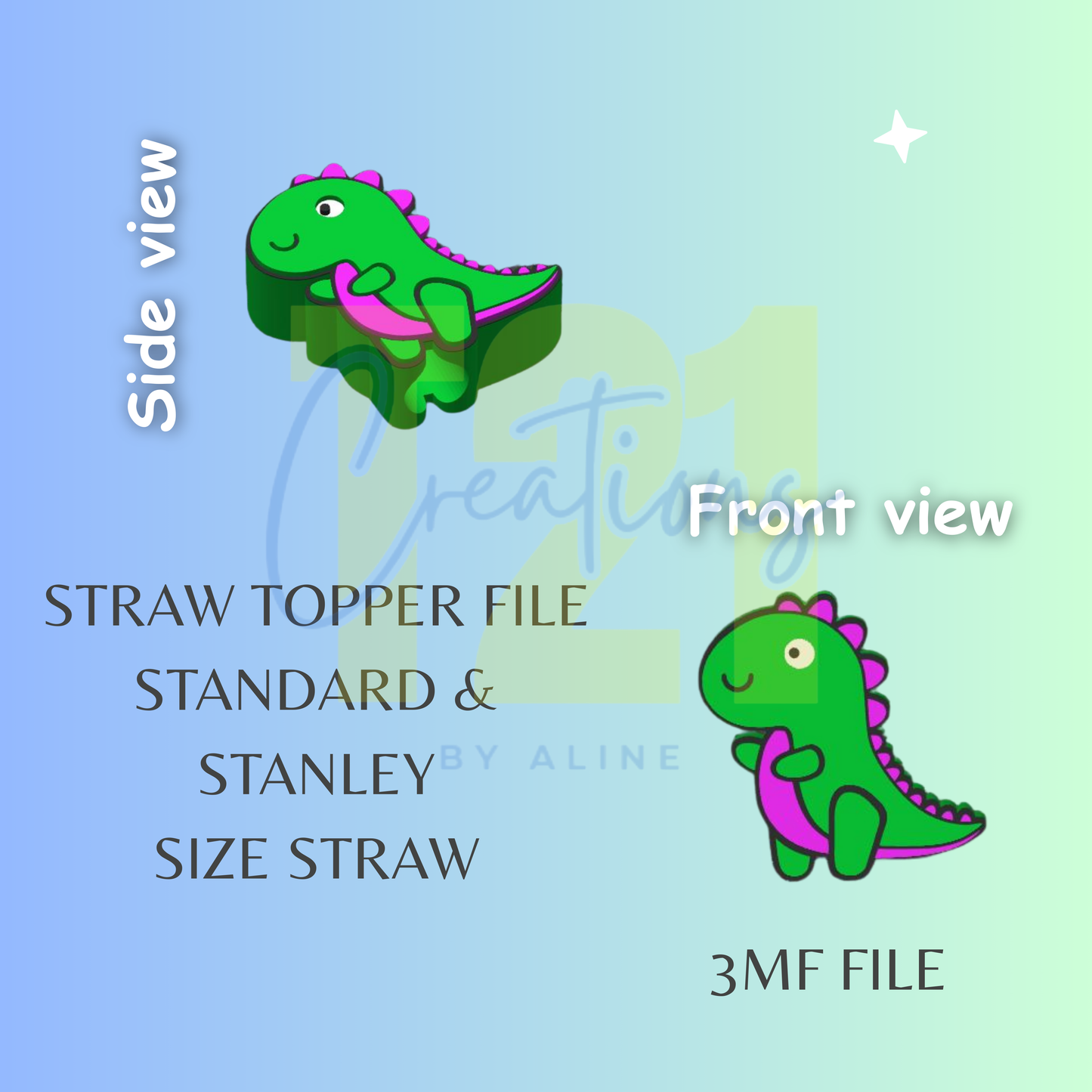 REX STRAW TOPPER STL FILE