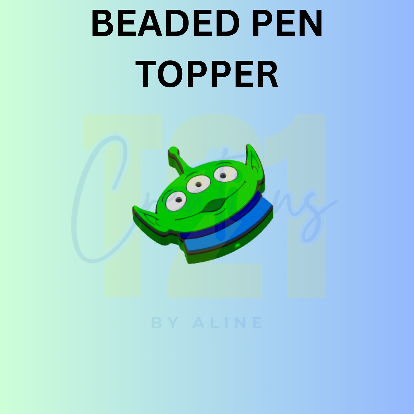 GIRL ALIEN PEN TOPPER