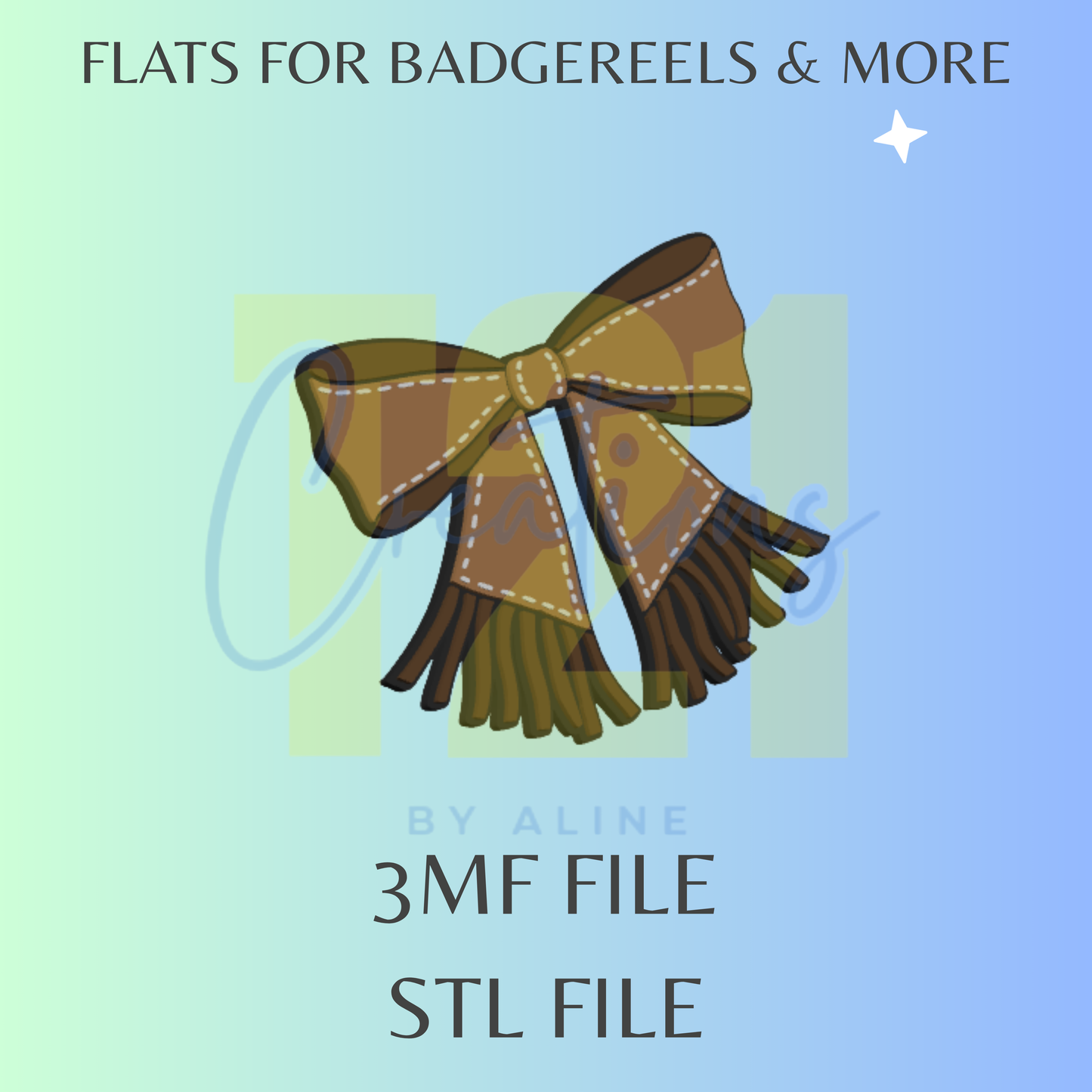 WESTERN BOW FLAT STL FILE