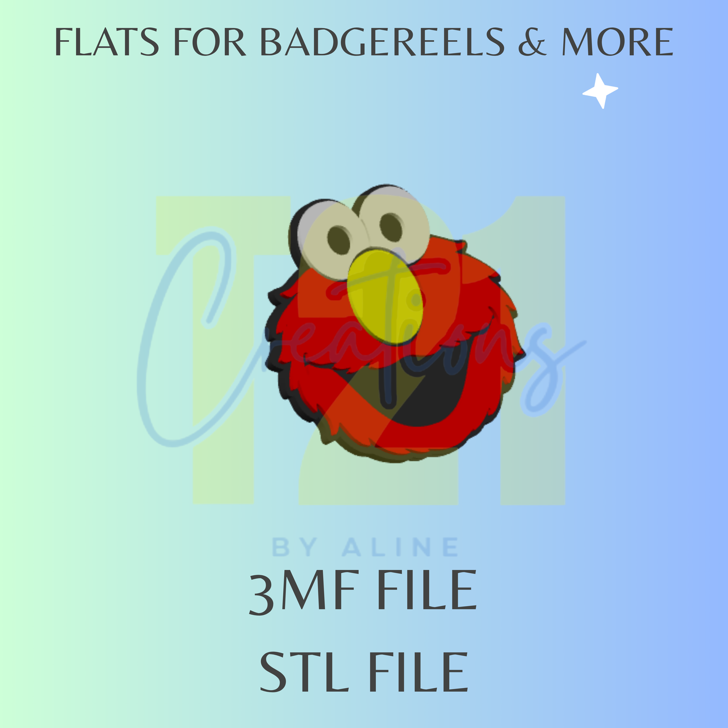 RED GUY FLAT STL FILE