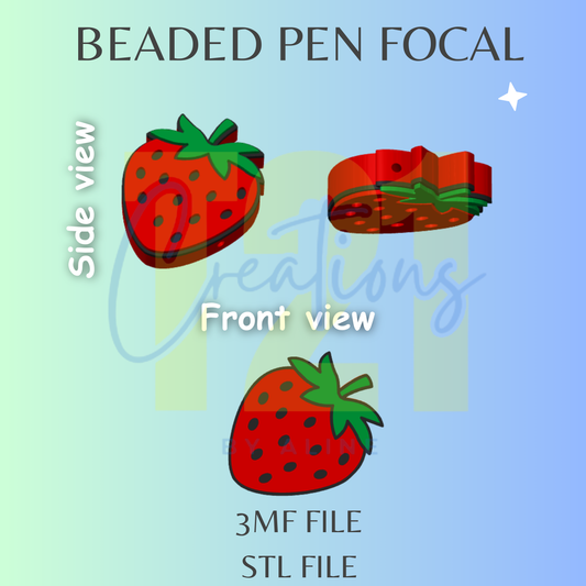 STRAWBERRY PEN FOCAL STL FILE