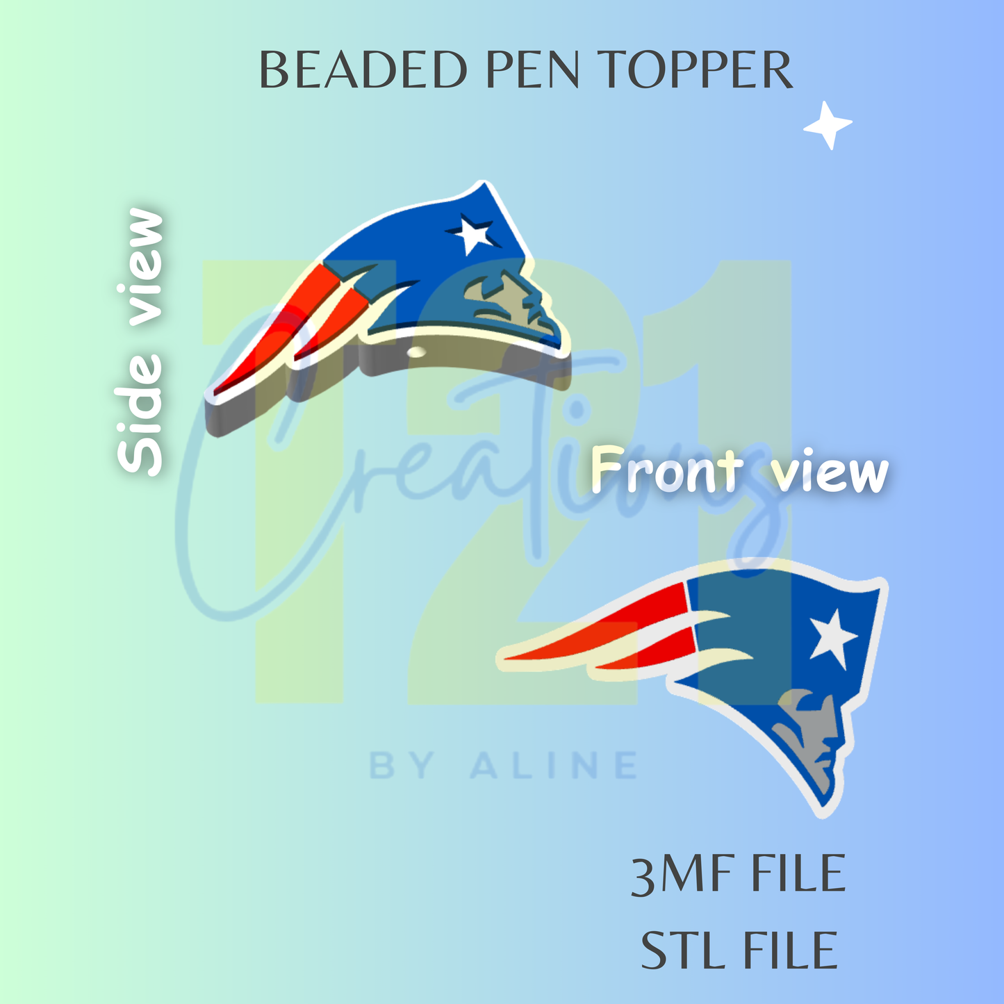 N.E. PEN TOPPER STL FILE