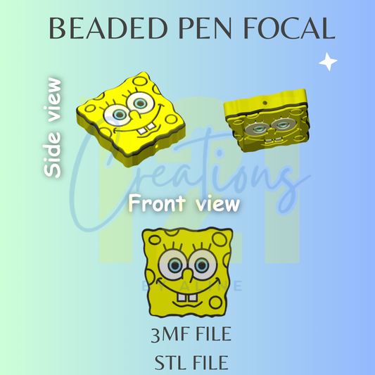 SPONGE GUY PEN FOCAL STL FILE