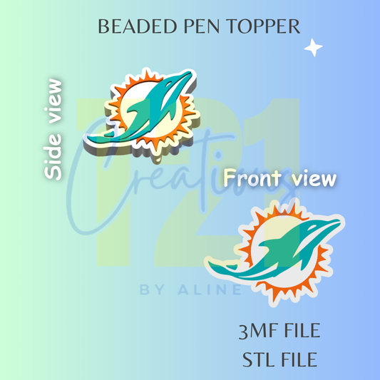 MIAMI PEN TOPPER STL FILE