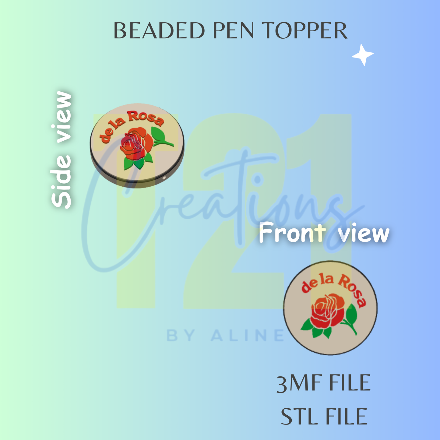 MAZAPAN PEN TOPPER STL FILE