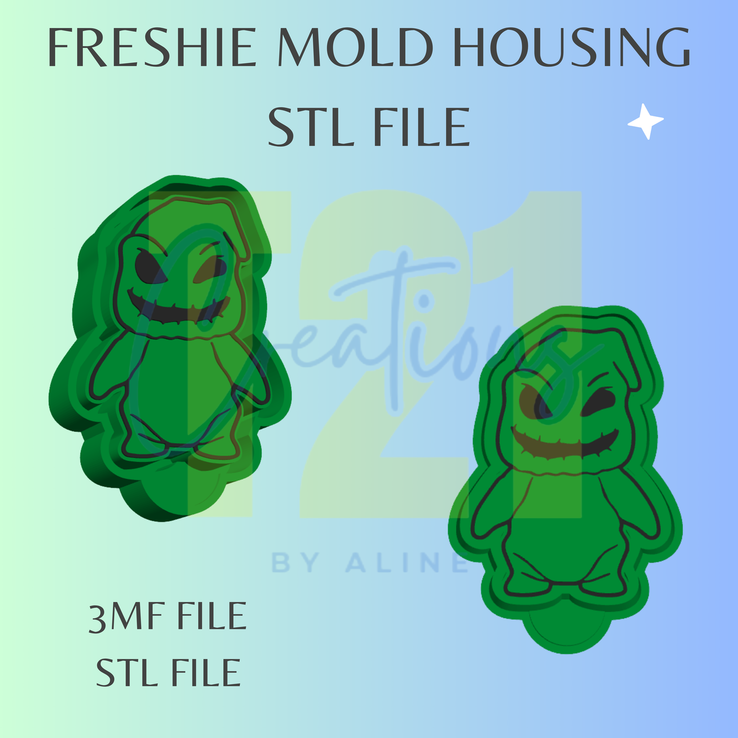 GREEN GUY FRESHIE MOLD HOUSING STL FILE