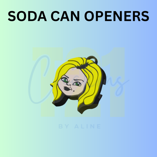 SPOOKY GIRLFRIEND SODA CAN OPENER KEYCHAIN