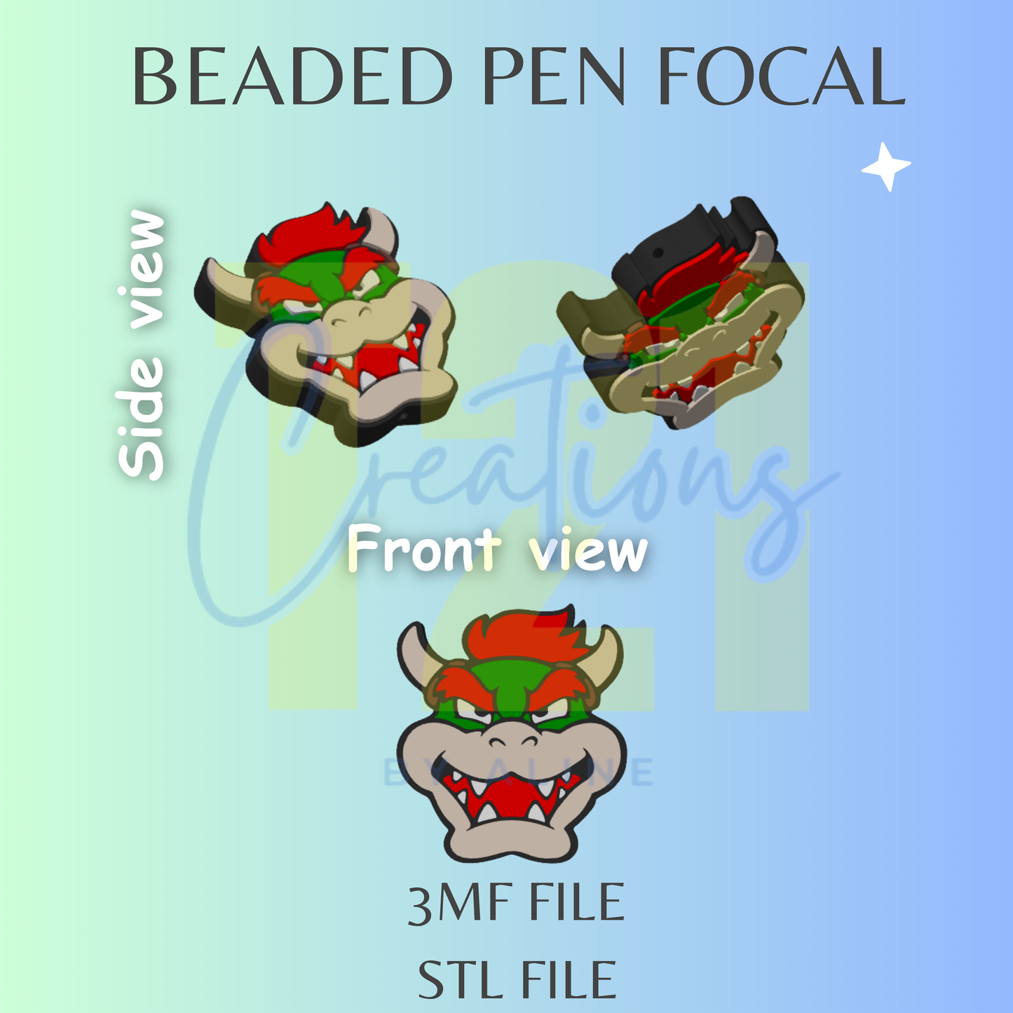 BIG DRAGON PEN FOCAL STL FILE