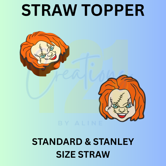 SPOOKY BOY STRAW TOPPER