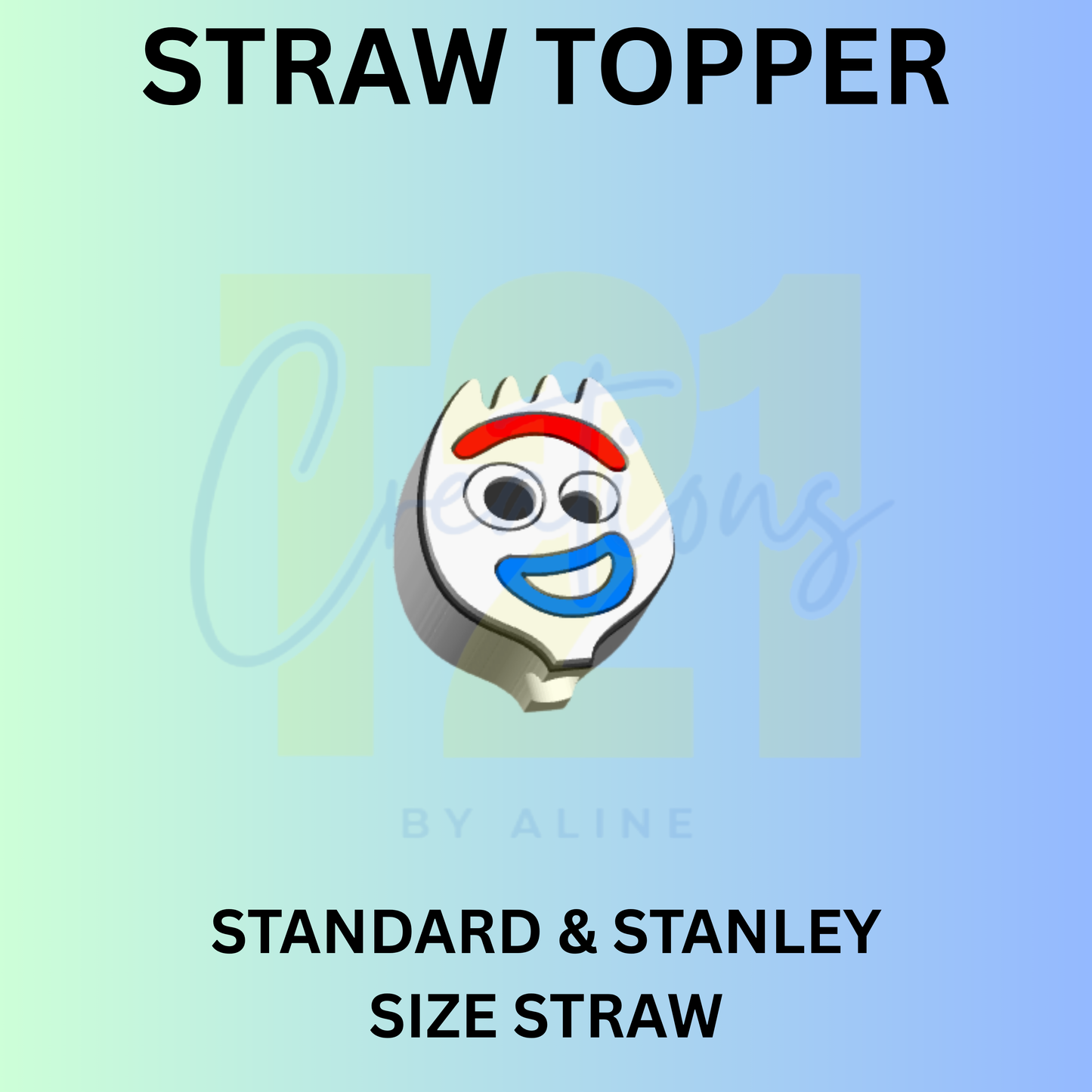 FORK STRAW TOPPER