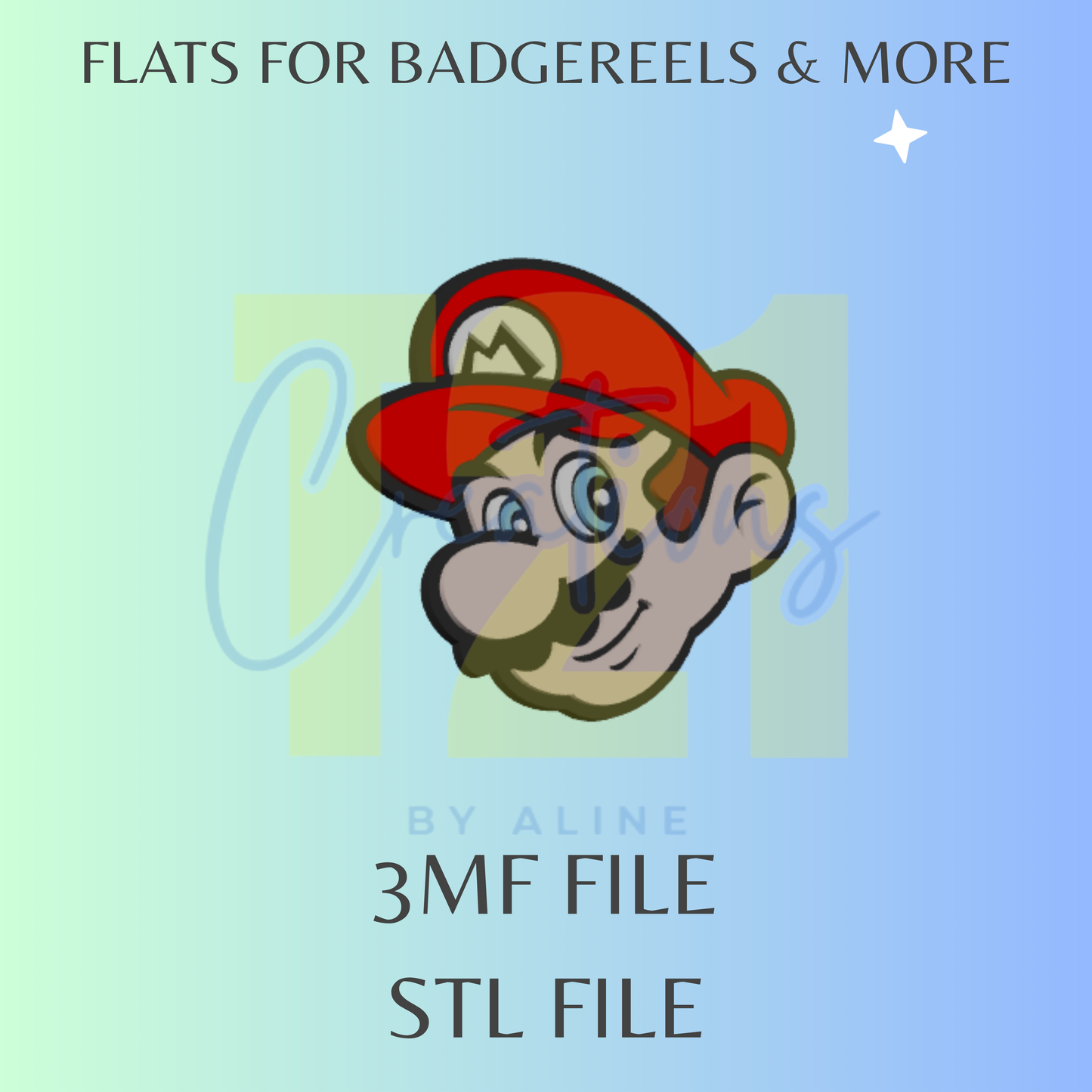 RED BROTHER FLAT STL FILE