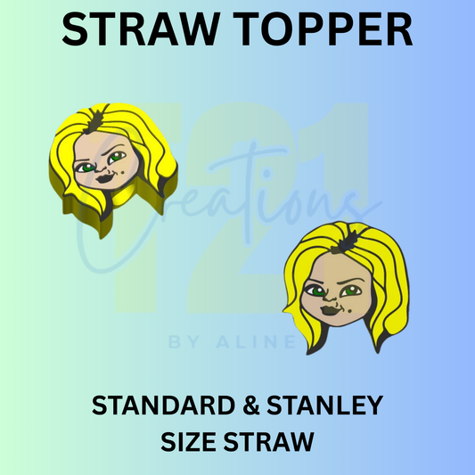 SPOOKY GIRLFRIEND STRAW TOPPER