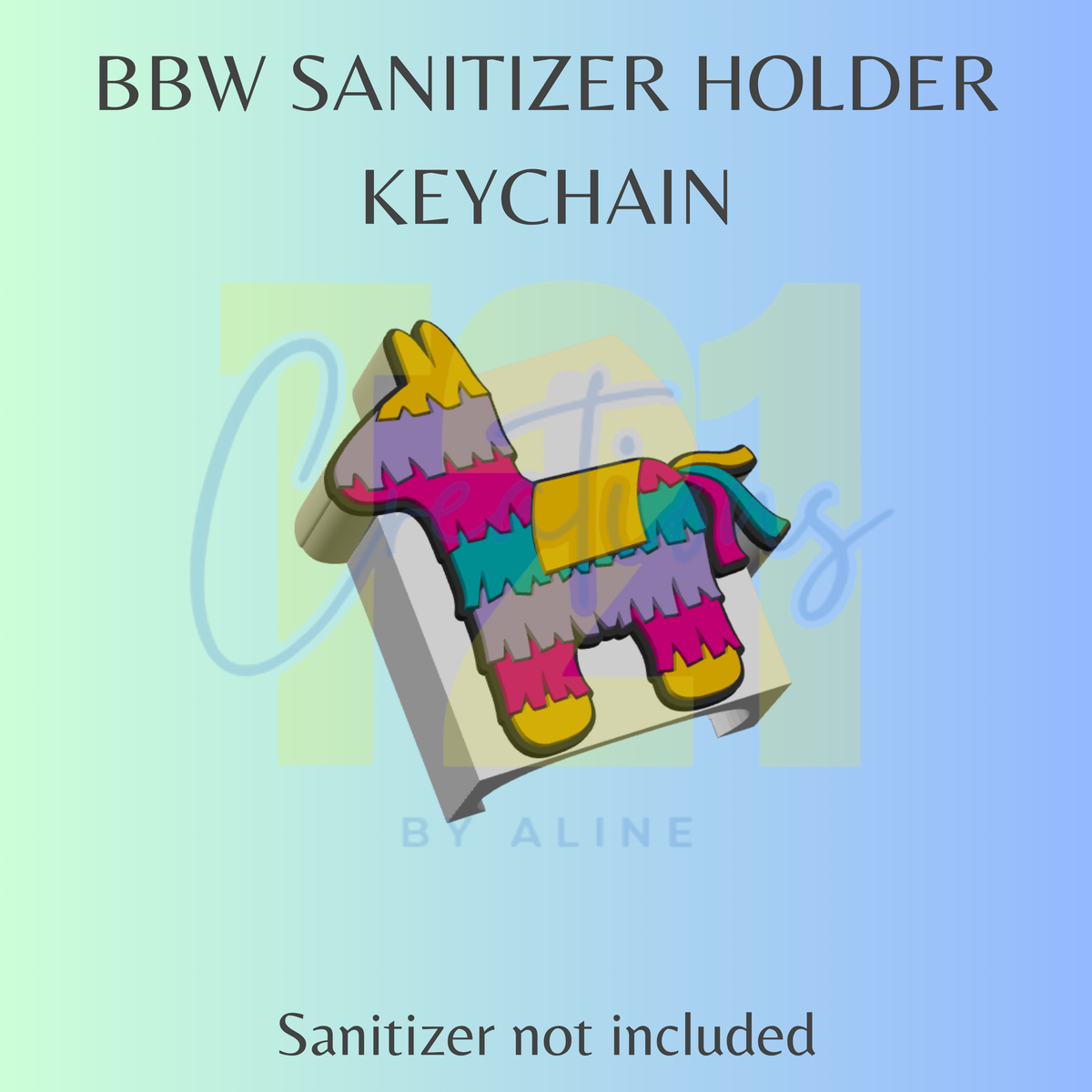 PINATA BBW SANITIZER KEYCHAIN