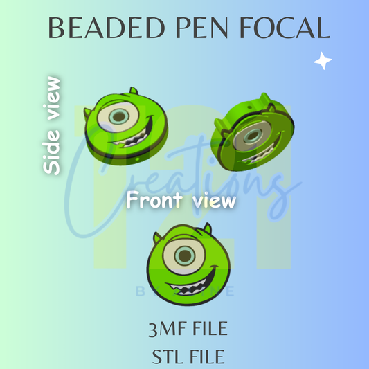 ONE EYE MONSTER PEN FOCAL STL FILE
