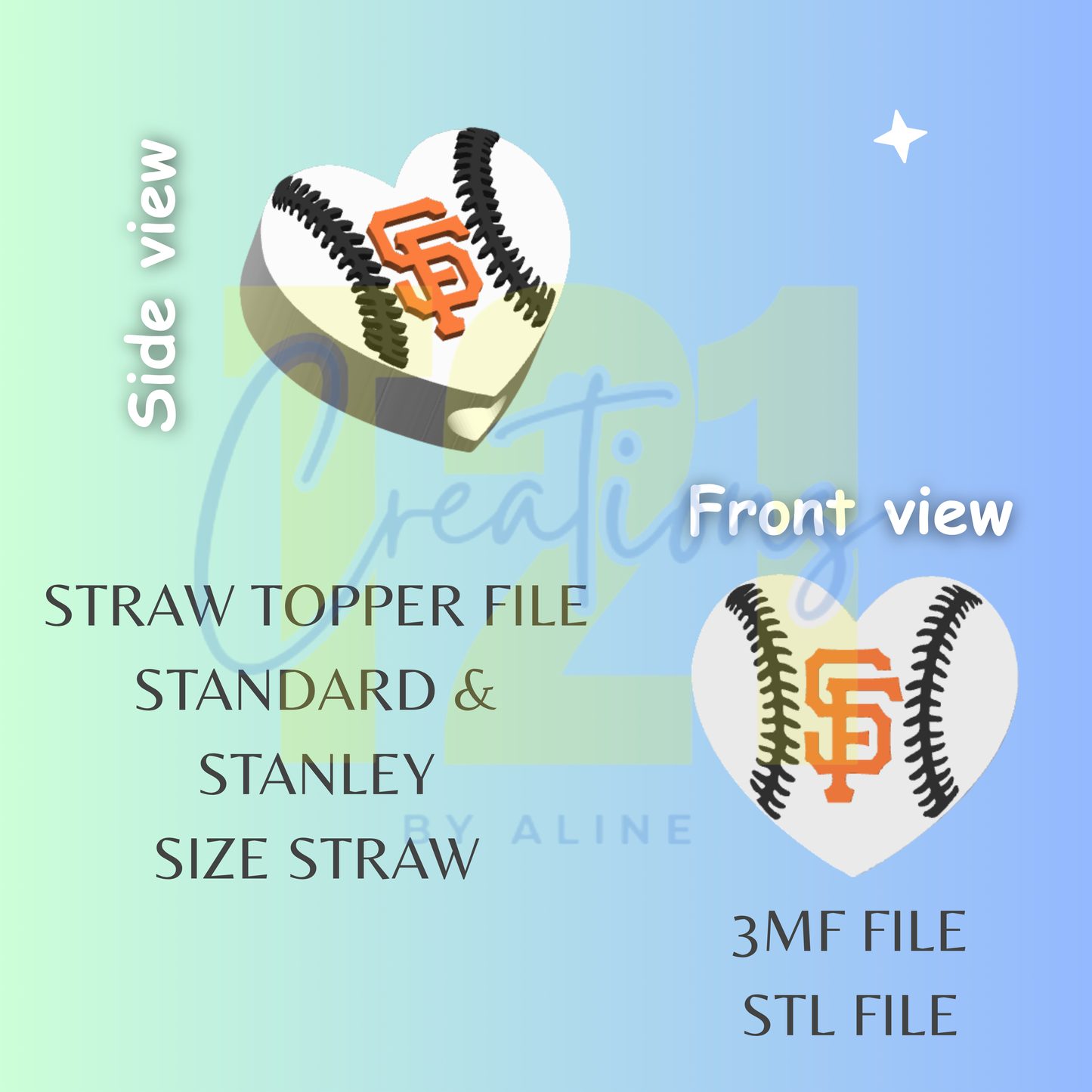 SF STRAW TOPPER STL FILE