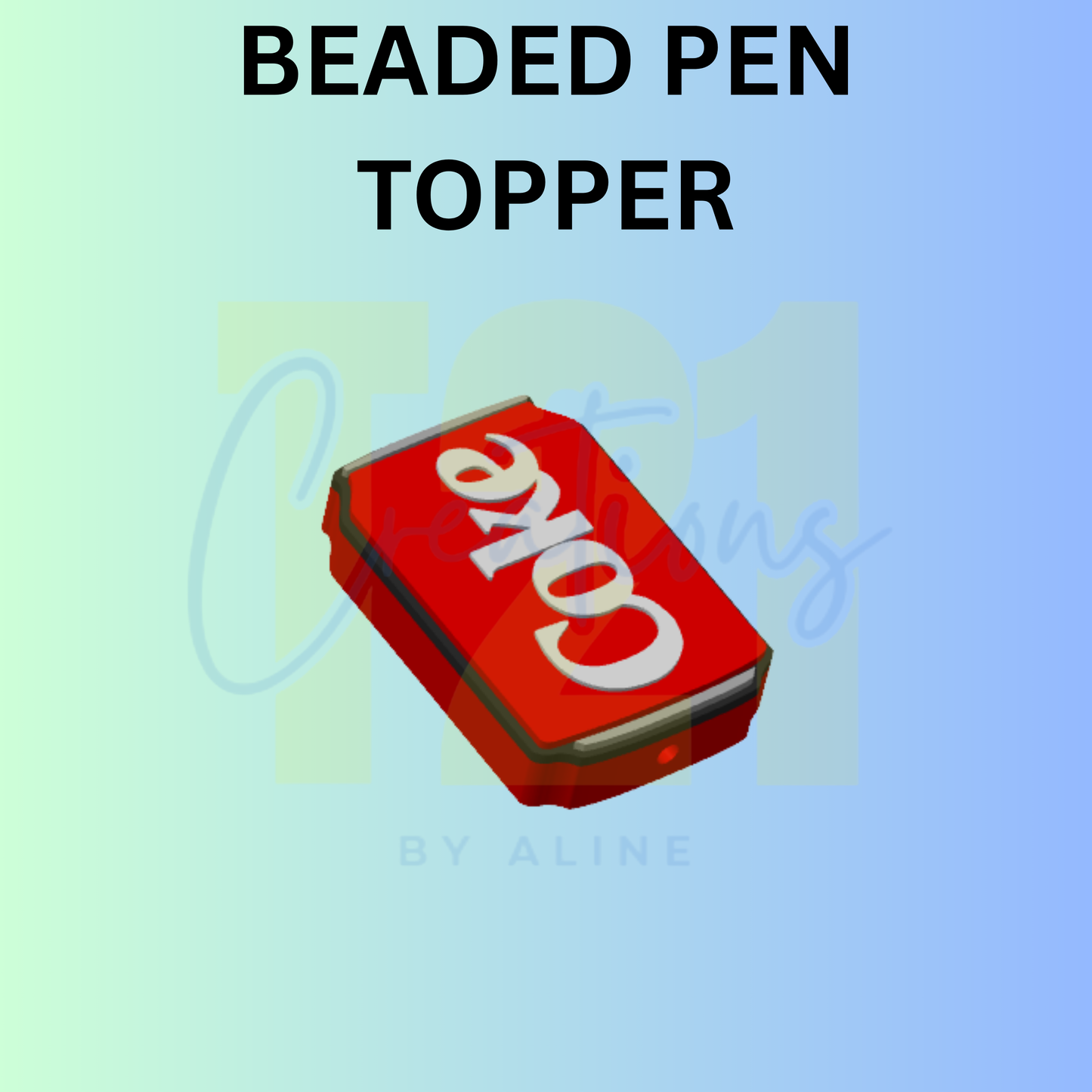 RED SODA PEN TOPPER