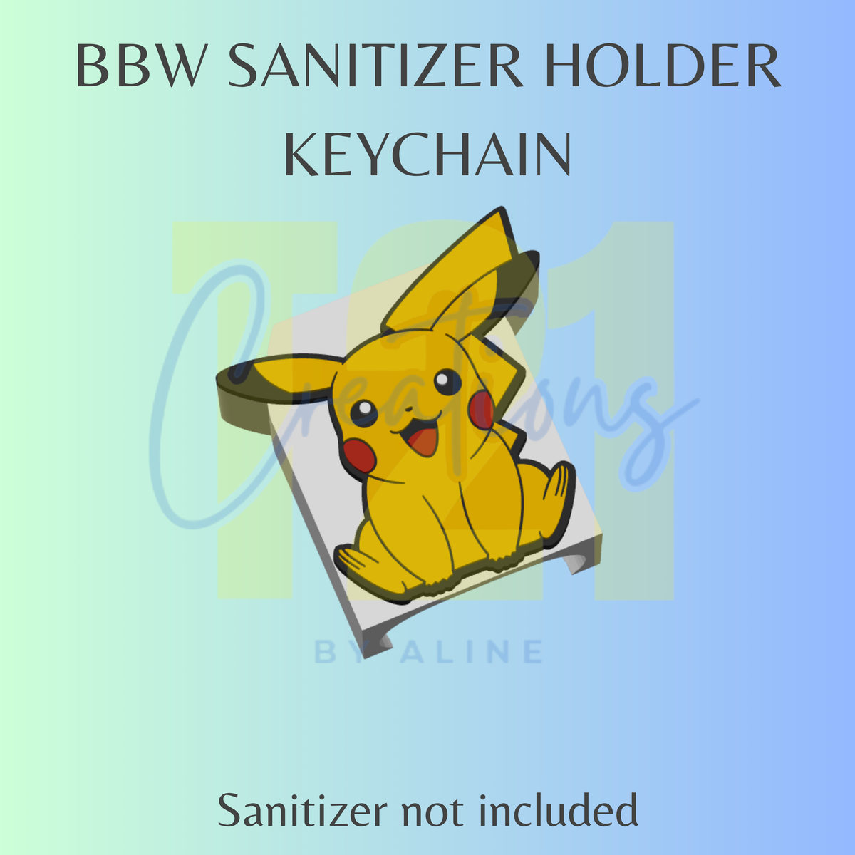 PIKA BBW SANITIZER KEYCHAIN