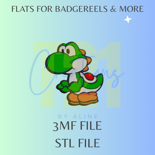 DINO/TURTLE FLAT STL FILE