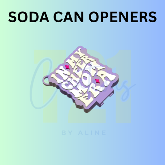 CHEER MOM ERA SODA CAN OPENER KEYCHAIN