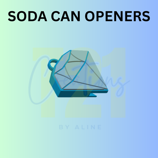 DIAMOND SODA CAN OPENER KEYCHAIN