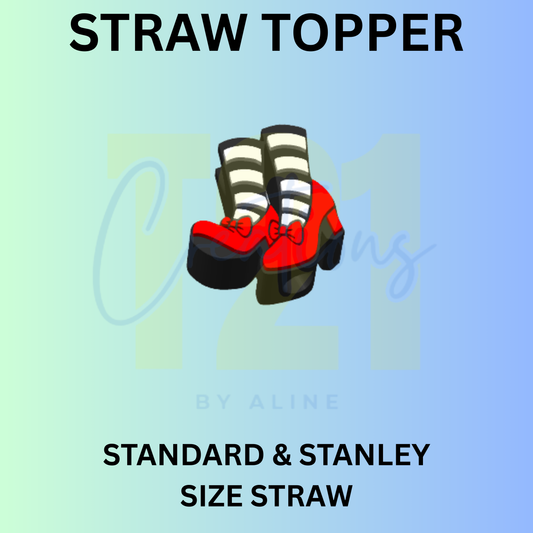 OZ RED SLIPPERS TRAW TOPPER