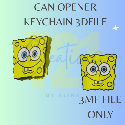 SPONGE GUY CAN OPENER 3MF FILE